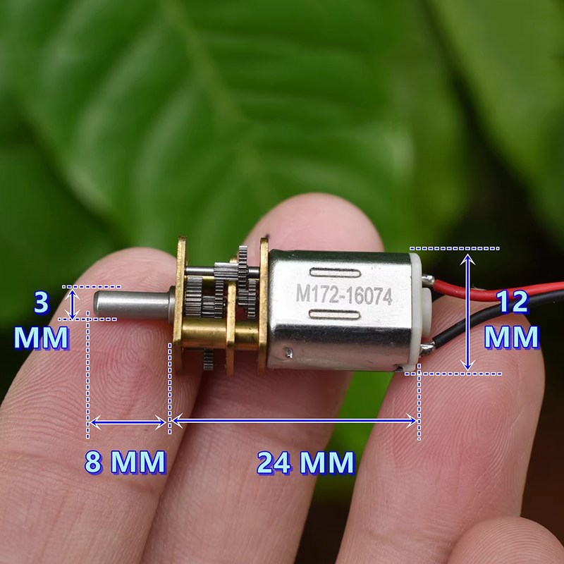 Outdoor Adventure Box - GA12-N20 Mini Vollmetall-Mikrogetriebemotor DC 5V-6V 29RPM-35RPM
