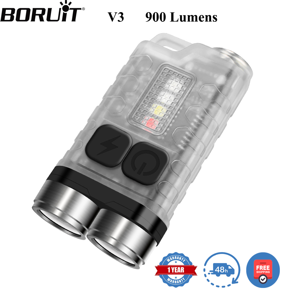 Outdoor Adventure Camp - BORUiT V3 LED-Schlüsselanhänger, tragbare 900 lm