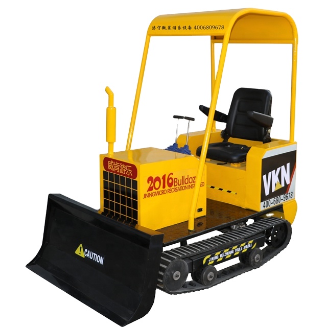 Outdoor Adventure Educator - Mini Elektrischer Bulldozer aus Metall für