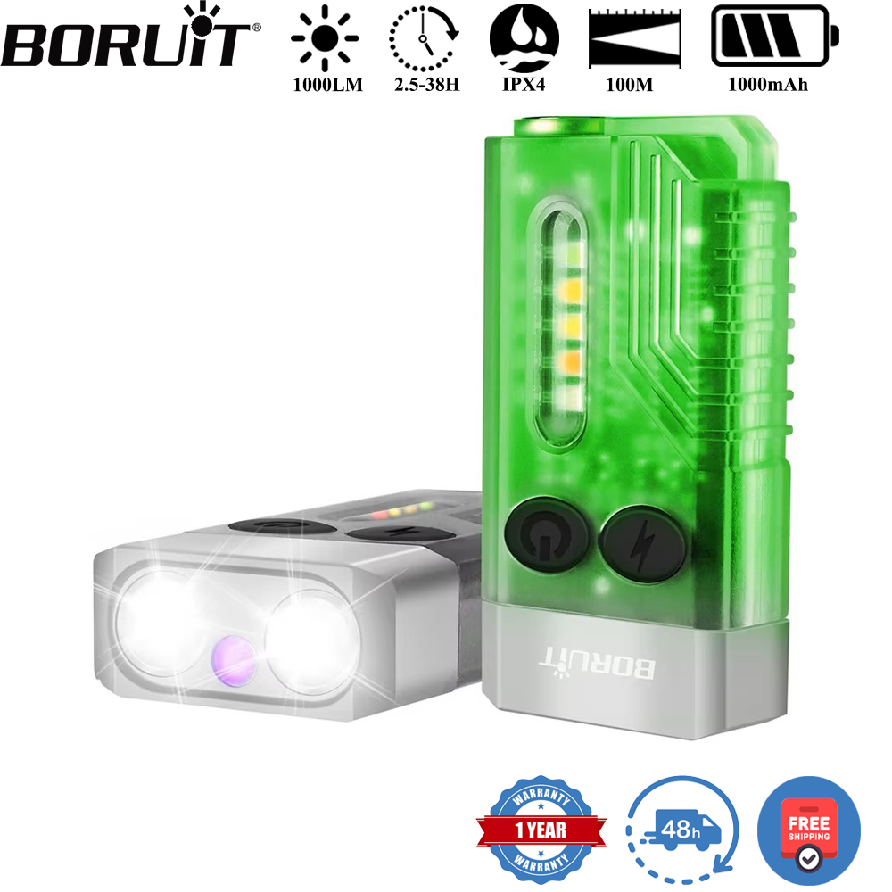 Outdoor Adventure Camp - BORUiT V10 Schlüsselanhänger UV LED EDC
