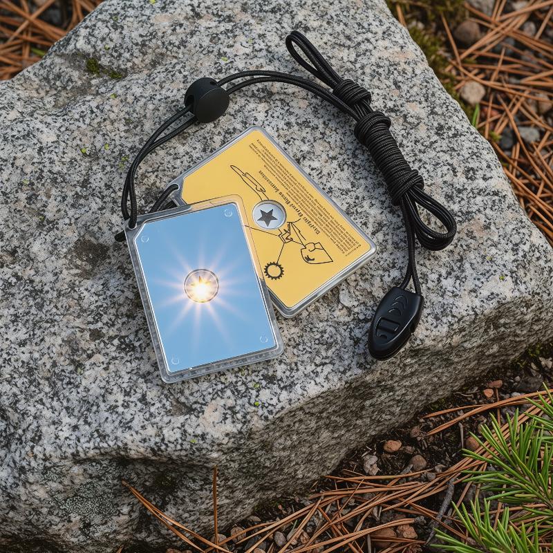 Signal Mirror Rescue - Neuer Outdoor-Überlebens-Signalspiegel Notfall-Reflektorspiegel Tragbarer Reflektierender Spiegel