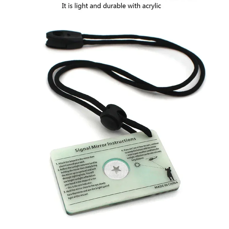Überlebens-Signalspiegel mit P – Signal Mirror Rescue Bewertung und Preis