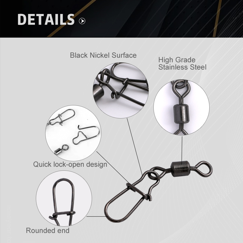 50 Stück/Box Edelstahl-Angelve – Outdoor Adventure Box Bewertung und Preis